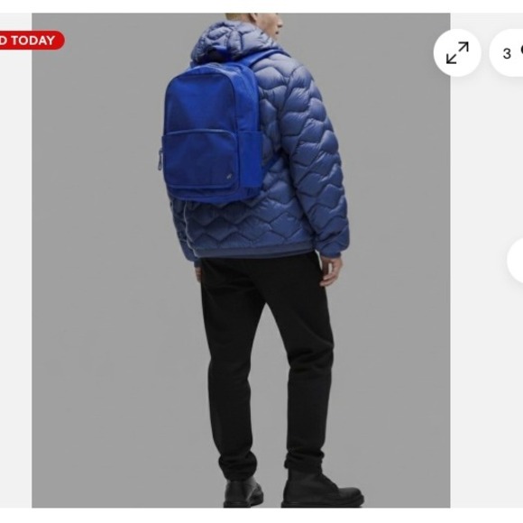 NWT Lululemon Everywhere Backpack 22L Riverside Blue LU9CMAS Laptop Pocket - Picture 4 of 8
